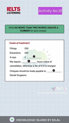 IELTS Listening Test Practice | Activity No. 18 Knowledge Island by Bilal #foryou #fyp #ielts #IELTSPreparation #viralvideos #trendingvideo #studyabroad #Immigration #IELTSListening #knowledgeislandbybilal