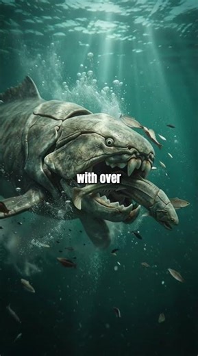 This fish had an 8,000 PSI bite before sharks existed #shorts #prehistoric #ocean