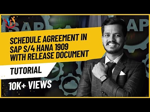 Schedule Agreement in S4 HANA 1909 with release documentation (JIT and FRC)