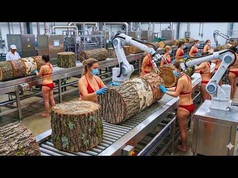 How Tree Bark Is Turned Into Herbal Medicines in Modern Factory | Shocking Process