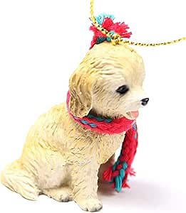 Conversation Concepts Cockapoo Tiny Miniature One Christmas Ornament - Delightful! (Blonde)