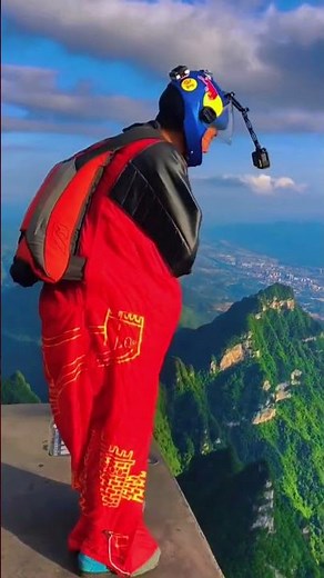 The entire process of wingsuit flying, and the answers you're looking for at the end.