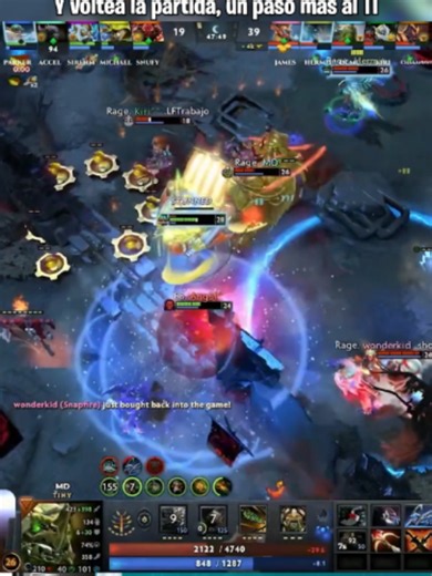 Parker saca dos Rapiers para voltear partida vs mega creeps!! Locura total #parker #TI2026 #wisper #analog #scofield
