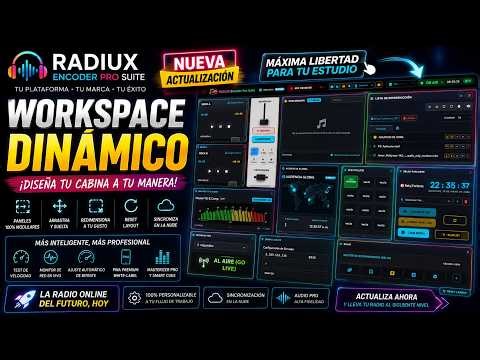 ¡Transforma Tu Cabina Como Quieras! 🚀 Nuevo Workspace Dinámico en Radiux Encoder