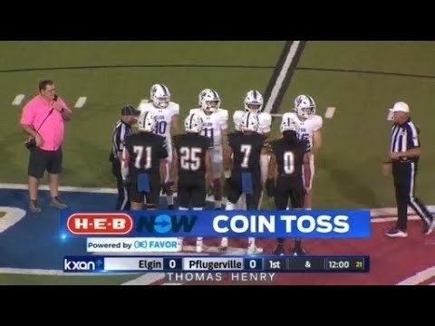 KBVO Game of the Week: Elgin vs. Pflugerville, Sept. 25