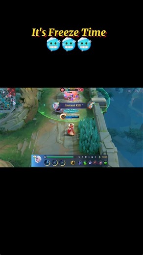 “Aurora Best Moments ❄️ Freeze Time OP Skill 🥶 MLBB Highlights #mlbbshorts