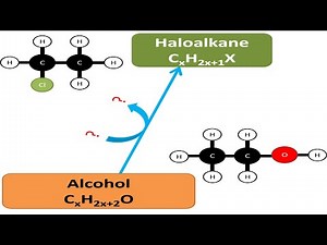 Conversions between alcohols and haloalkanes