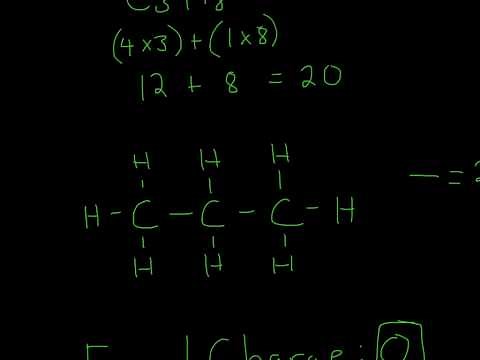 Lewis Structure of Propane C3H8