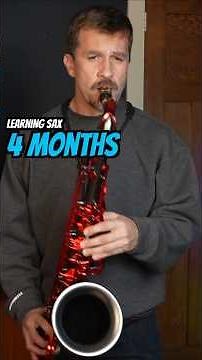 My 4 month #saxophone #sax progression as an adult (45+)