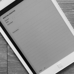reMarkable tablet - Meeting Minutes Template