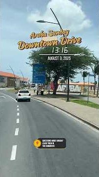 Sunday Downtown Aruba Drive. #travel #travelguide #aruba #explore