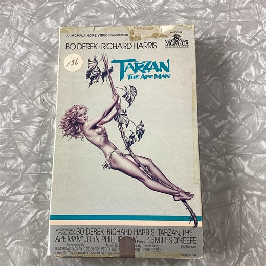 Tarzan the Ape Man (big Box Ex-rental Mgm VHS Hi Fi Video) - Bo Derek - Etsy
