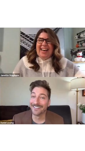 Daniel Lissing Fans: Team DL on Instagram: "We’re working very hard on our blooper reel. 🤣 The way Dan disappears out of frame cracks me up! 😂 #DanielLissing #Podcasts"
