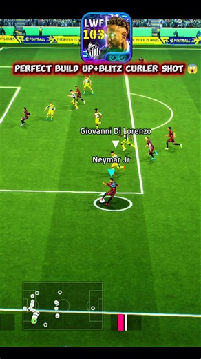 Perfect Build Up + Blitz Curler Shot 😲⚽ What a stunning finish! #eFootball #eFootball2026