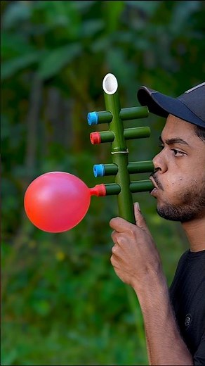 Bamboo Ideas with Four Colour Balloons Creations