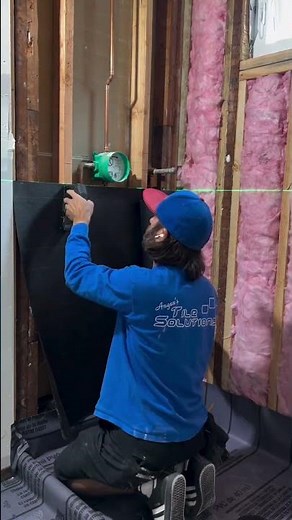 Installing a shower pan liner
