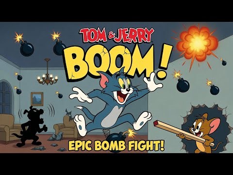 Tom and Jerry's BOMB WAR | Classic Cartoon Mayhem