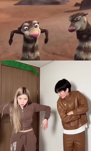 If we were cartoon characters.. 😏 @이하늘 (SKY LEE)