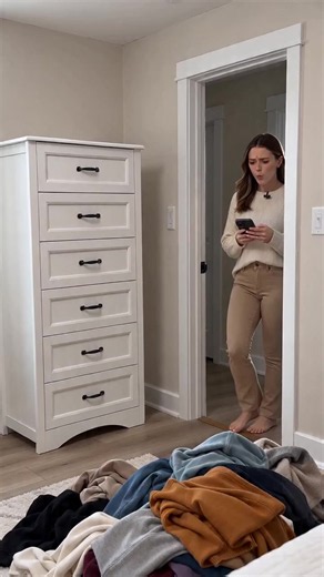 Looking for a practical storage upgrade for your living space? This 5-drawer white wood dresser features large storage capacity to hold all your everyday essentials. It comes with an anti-tip device for added safety, and includes durable metal handles for smooth use. It pairs well with modern bedroom decor, fits easily in small rooms, and is a great option for apartment living. Tap to shop to add this functional piece to your home. Color, size, texture, and performance may vary depending on the 