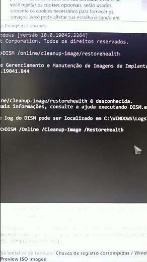 COMANDO DO WINDOWS DISM