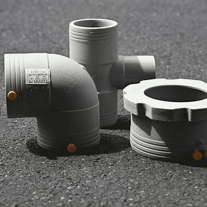 [Hot Item] Electrofusion Elbow Tee Flange Heat Resistant PE Electrofusion Fittings