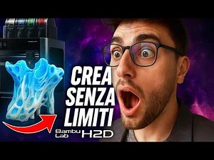 NUOVA Bambu Lab H2D! ENORME stampante 3D, laser e cutter tutto in uno!