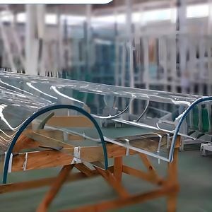 Building Applications: Curved Tempered Glass Float, Laminated Quality
