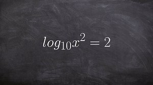 How to solve a logarithmic expression by converting to exponential