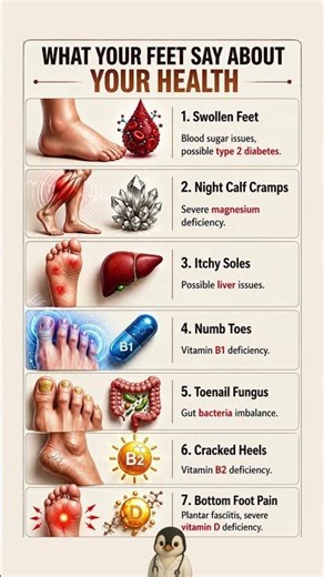 What Your Feet Reveal About Your Health 👣