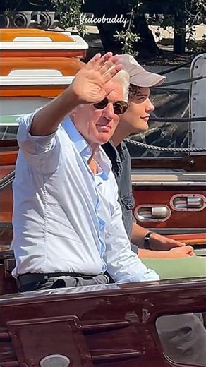 Richard Gere & His Son Spotted In Italy.