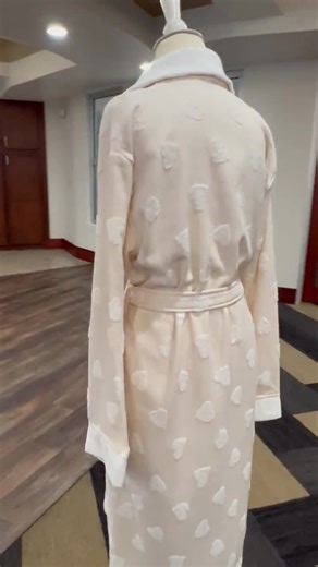 Butterfly or Heart Turkish Cotton Terry Robe Lightweight Spa Bathrobe Women Gift