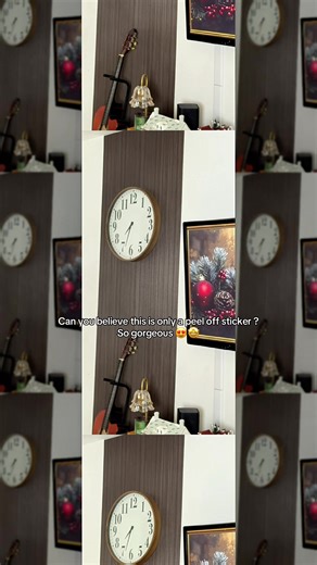 This peel off sticker is so gorgeous and stylish 😍 #peelofflipstick #homedecor #wallpapers #wallpaperideas