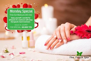 17K views · 348 reactions | Take advantage of our Valentine Daily Specials <3 | To book an appointment, Call our hotline number: +255 674 950 300 | The Touch Spa | Facebook