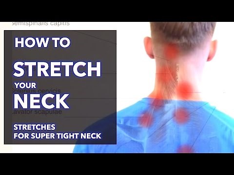 How To Stretch Your Neck - Neck stretches for super tight neck.