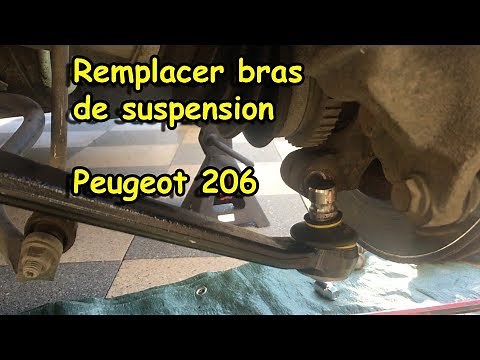 [HOW TO REPLACE THE SUSPENSION ARMS OR TRIANGLE ON A PEUGEOT 206]