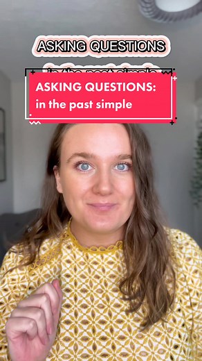 Asking questions in the past tense! I say the answer and you tell me the logical question ☺️ #questionsinenglish #pastsimple #english #ingles #learnenglish