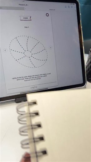 Flower Doodles | Mandala | Zen art✨ on Instagram: "Anemone flower practice✍️ using my digital step-by-step drawing guide on iPad — making it easy to focus on the joy of drawing, not on what comes next. This guide is made for: ✨ slow, mindful art ✨ skipping the fear of blank page ✨ beginners who feel overwhelmed ✨ anyone who wants drawing to feel calm again If you’ve ever wanted to draw flowers, without overthinking every stroke — this is for you 🤍 Digital guide • works on iPad & tablet Step-by-