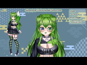 【Live2D Vtuber Model Showcase】 - Slimeypup