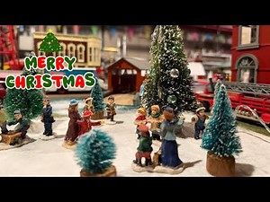 It’s Christmas at the Layout! How I overlay my Train Layout for Christmas