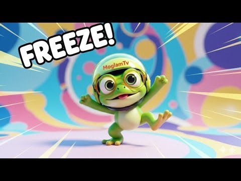 Freeze Dance for Kids 🐸 Frogu Jump Wiggle Laugh | Fun Dance Song