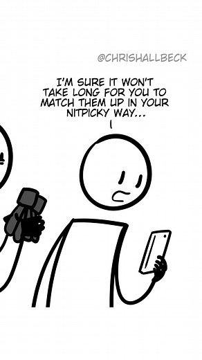 It’s not the same to me!!! #socks #laundry #relationships #couples | Chris Hallbeck