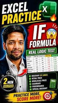 Excel Dhurandhar | Excel Challenge SOLVED | Basic to aDvance Formula in 3 minute😳 #shorts #excel