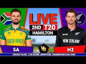 🔴South Africa vs New Zealand, 2nd T20 Hamilton | SA vs NZ live match | live Score & Fan chat
