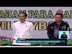 Jokowi Tinjau Pelatnas Volly dan Bowling Asian Para Games 2018 - iNews Siang 27/09