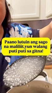 Easy way to cook mini tapioca pearls (sagong maliliit) ✅ #everyonefollowershighlight #janetdelmundo #tapiocapearls | Janet Z. Del Mundo