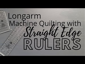 Introduction to Longarm Machine Quilting with Rulers with Angela Walters