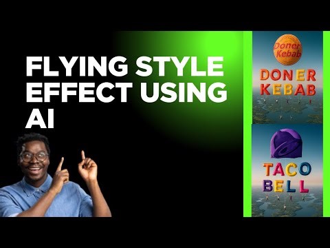 How to Create a Flying Effect Style with AI Step-by-Step Tutorial