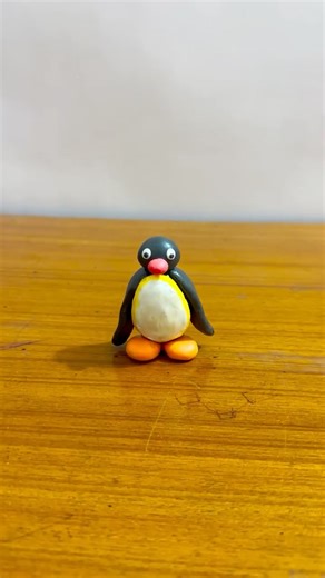 Clayton_sculpting_ on Instagram: "Pingu made with clay😍😍#clayart #pingu #reels #penguin #handmade"