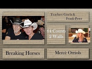 Line Dance Breaking Horses, Choreo: Mercè Orriols