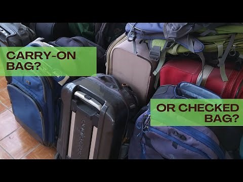 Carry On Vs. Checked Bag: Which Should You Pack?